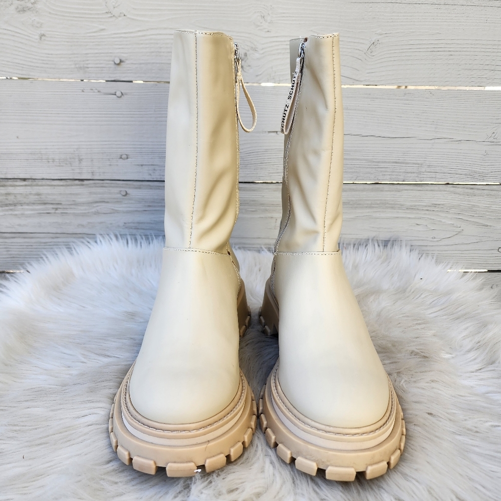 New Schutz Juany Lug Sole Boots - Picture 3 of 12